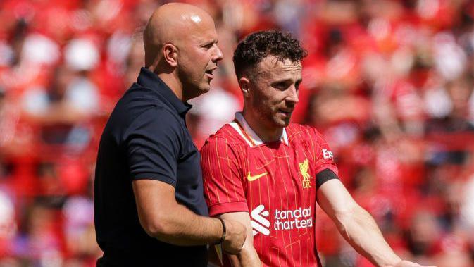 Slot on Jota: "We miss the player and the person, that is completely clear. We are playing Forest and last season we were 1-0 down there and it took him a minute to score an equaliser.  

"He played his part in helping us come from behind last season in games. We miss him as a