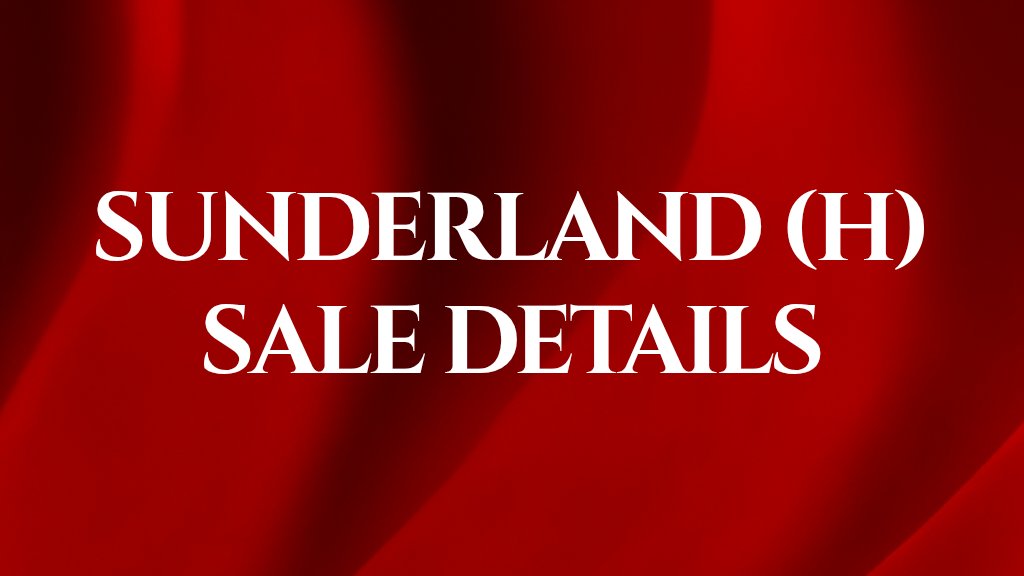 🚨 Sunderland AMS 🚨

👥 All members who registered
⏰ Sale starts: 11am
✉️ Click unique links from 10:30am

🔴 Hallmap link below:
ticketing.liverpoolfc.com/en-GB/events/l…