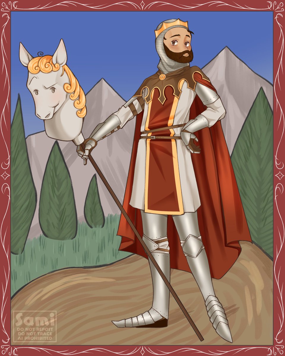 TheDigitalDuke's tweet image. The Duke with his Noble Steed.
Amazing Commission by @SamiiSqueak