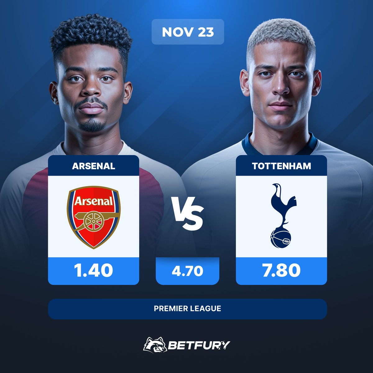 betfury_gaming's tweet photo. Predict #EPL results &amp; win $10 in #FreeBets
💂https://t.co/t838OBd9Dp

▸ Write the total number of goals
▸ Add your #BetFury username
▸ ♡ + ↻

Do it till Nov 23, 16:30 UTC | 3 random users with correct answers will get $10 Free Bets on Nov 24
#Arsenal #Tottenham https://t.co/YgXHXCcC2Z