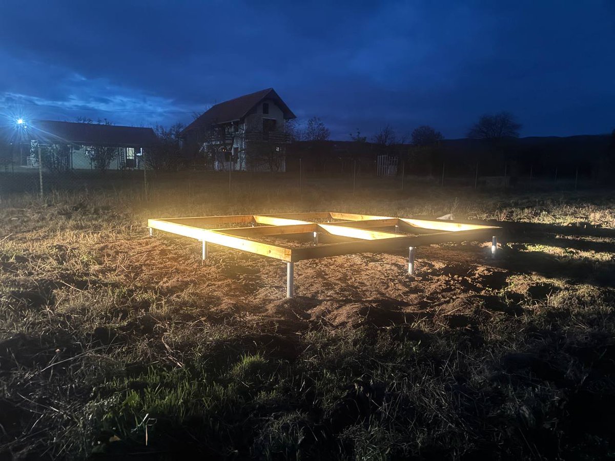 Blue sky above, golden work below! Because when you do it beautifully, even a foundation for a gazebo becomes a work of art. The shine of quality... ✨

Equipment for skilled hands!
iron-mechanics.com 

#consruction #helicalpiles #Builders