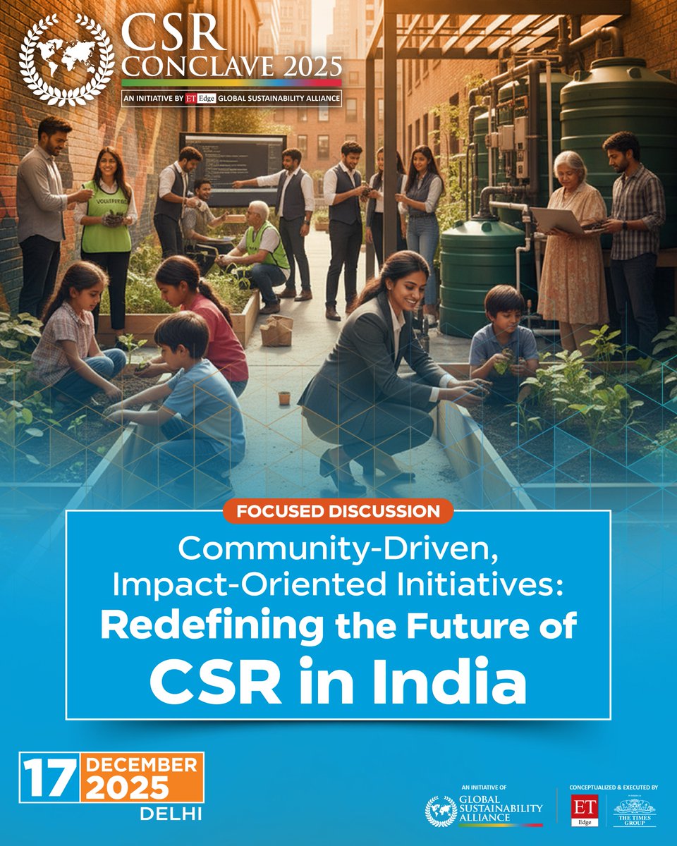 Communities are the heart of change and CSR is evolving to put them first.​

Join the session “Community-Driven, Impact-Oriented Initiatives: Redefining the Future of CSR in India” this December to discover how organizations are shifting from cheque-book philanthropy to