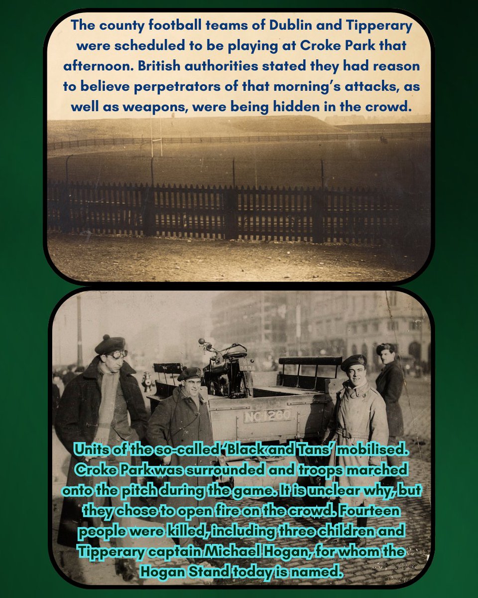 gpowithistory's tweet photo. One of the most infamous days in Ireland's revolutionary history, Bloody Sunday also saw IRA prisoners in Dublin Castle executed and blackened the British government's international reputation Read below to learn more about its impact.

#irishhistory #crokepark https://t.co/oAcegtbxWT
