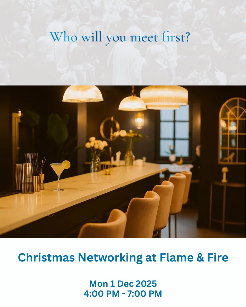 BizConnectsHF's tweet image. 🎄 Christmas Networking at Flame &amp;amp; Fire

📅 1 December 2025
🕓 4PM – 7PM
📍 303–305 King Street, W6 9NH

Book your ticket today🎄
🎟️ : hammersmithnetworking.co.uk/events/decembe…

@LBHF
#BusinessNetworking #LocalBusiness #WestLondonBusiness #NetworkingEvent #ChristmasNetworking #CommunityBusiness