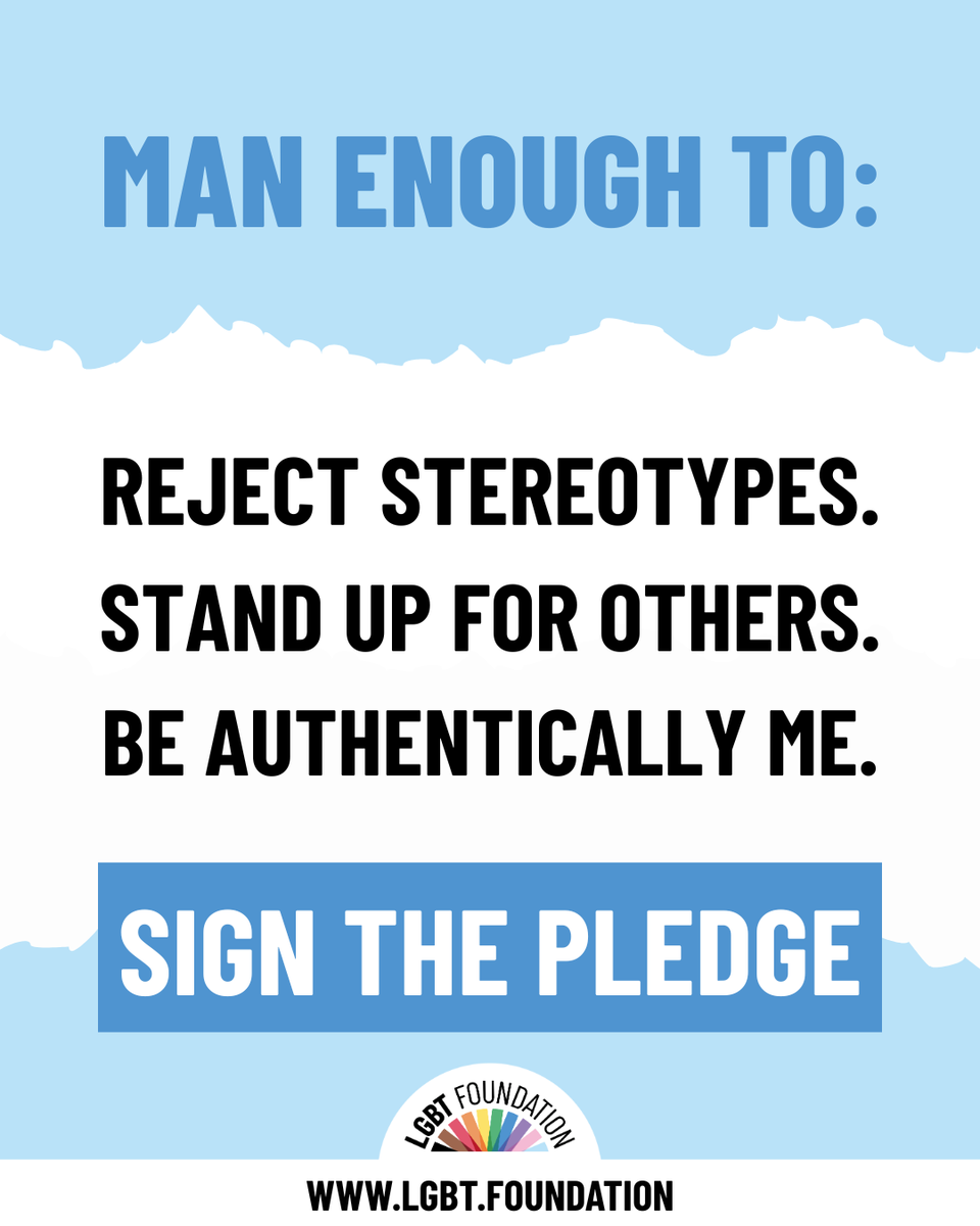 LGBTfdn's tweet photo. MAN ENOUGH to Be Vulnerable ❤️🩹
We're redefining what masculinity looks like - and we need you on our side: https://t.co/dGftyg45DN
#ManEnoughToBeMe #ManEnough #ToxicMasculinity #MenSupportingMen #MentalHealthMatters #LGBTQMen #AdamWilliams #IKissedABoy #YouAreNotAlone https://t.co/QbF9jSflxO
