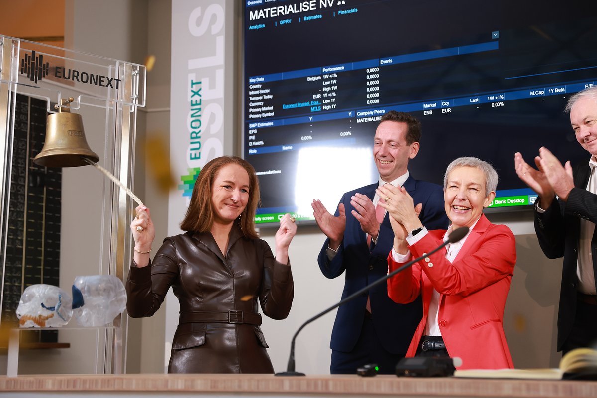 MaterialiseNV's tweet photo. When an industry is facing uncertainty, #ChangeAgents must step up to push the field toward new ways of thinking and working. Our CEO, Brigitte de Vet, explains why we’re seizing the moment while others hesitate: https://t.co/1V49YfYXfP https://t.co/MAzABZvDzL