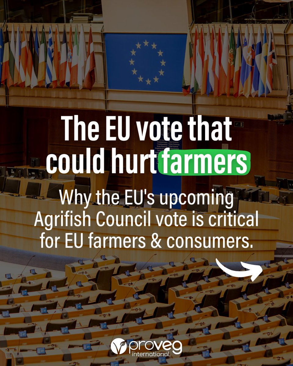 ProVeg_Int's tweet image. The future of sustainable farming &amp;amp; food in the EU is at risk. 🚨 Restricting names like &quot;veggie burger&quot; not only harms consumer choice but directly undermines high-value markets for EU farmers who grow essential crops like pulses.
🖊️ Sign the petition: hubs.ly/Q03TtvF30