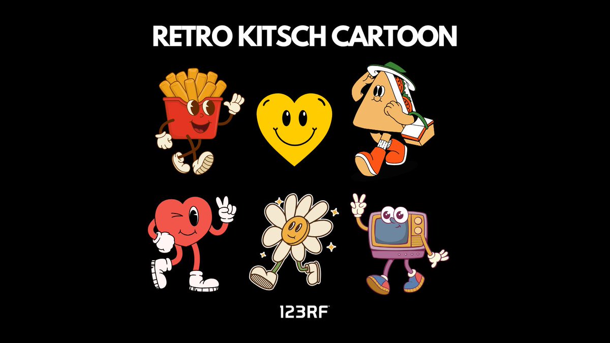 123rf's tweet image. 🎨✨ Graphic Design Trends at 123RF!
1️⃣ Nostalgia Cartoon 💭🎞️
2️⃣ Monster Doodle 👾🖍️
3️⃣ Retro Kitsch Cartoon 🌈🕹️

Feeling inspired? 💡 Try adding these playful styles to your next project and let your creativity run wild! 🚀💥

#123RFDesign #GraphicDesignTrends #CreativeVibes