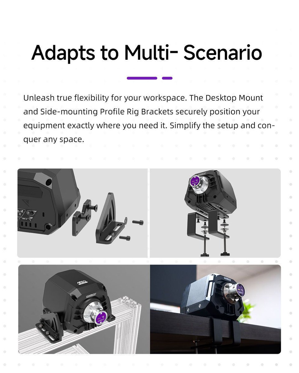 OfficialCONSPIT's tweet image. ARES APEX 8Nm—Realism, Beyond Force.
Breaking Barriers, Open Compatibility
Adapts to Multi- Scenario 

PRO DRIVERS&apos; CHOICE
 🛒conspit.com/distributors
 📱 linktr.ee/conspit_offici… 
 #CONSPIT  #ProDriversChoice #ARESAPEX #Simracing  #RacingTechnology