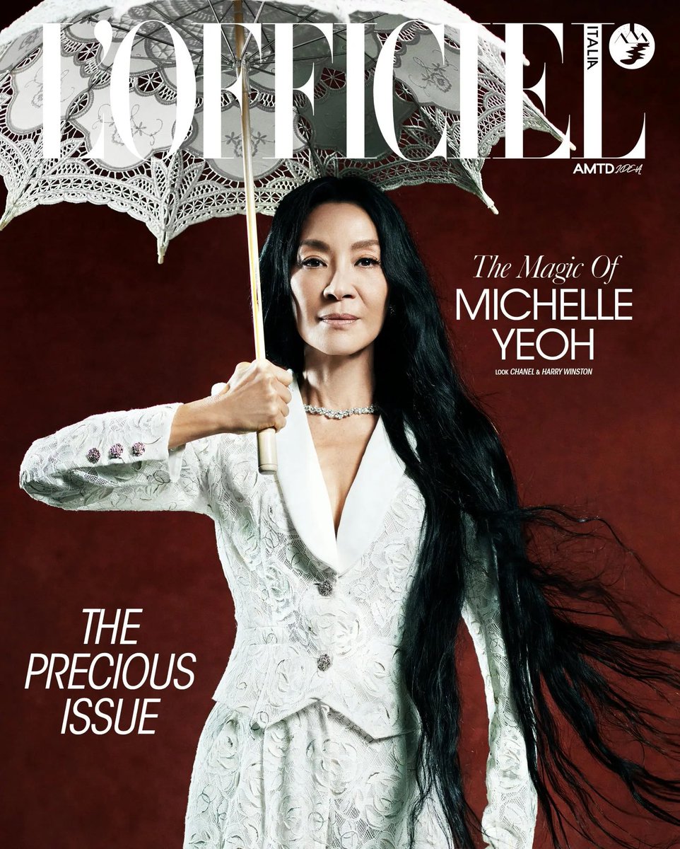 LOfficielItalia's tweet photo. #GlobalCover. Our December global cover star, #MichelleYeoh. Over 40 years, she’s become cinema’s formidable presence.
In Wicked For Good, she returns as Madame Morrible, captivating and unapologetic.

Read more: https://t.co/E3v4thNcqr

#WickedForGood #Actress #LOfficiel #movie https://t.co/AvrAGokc99