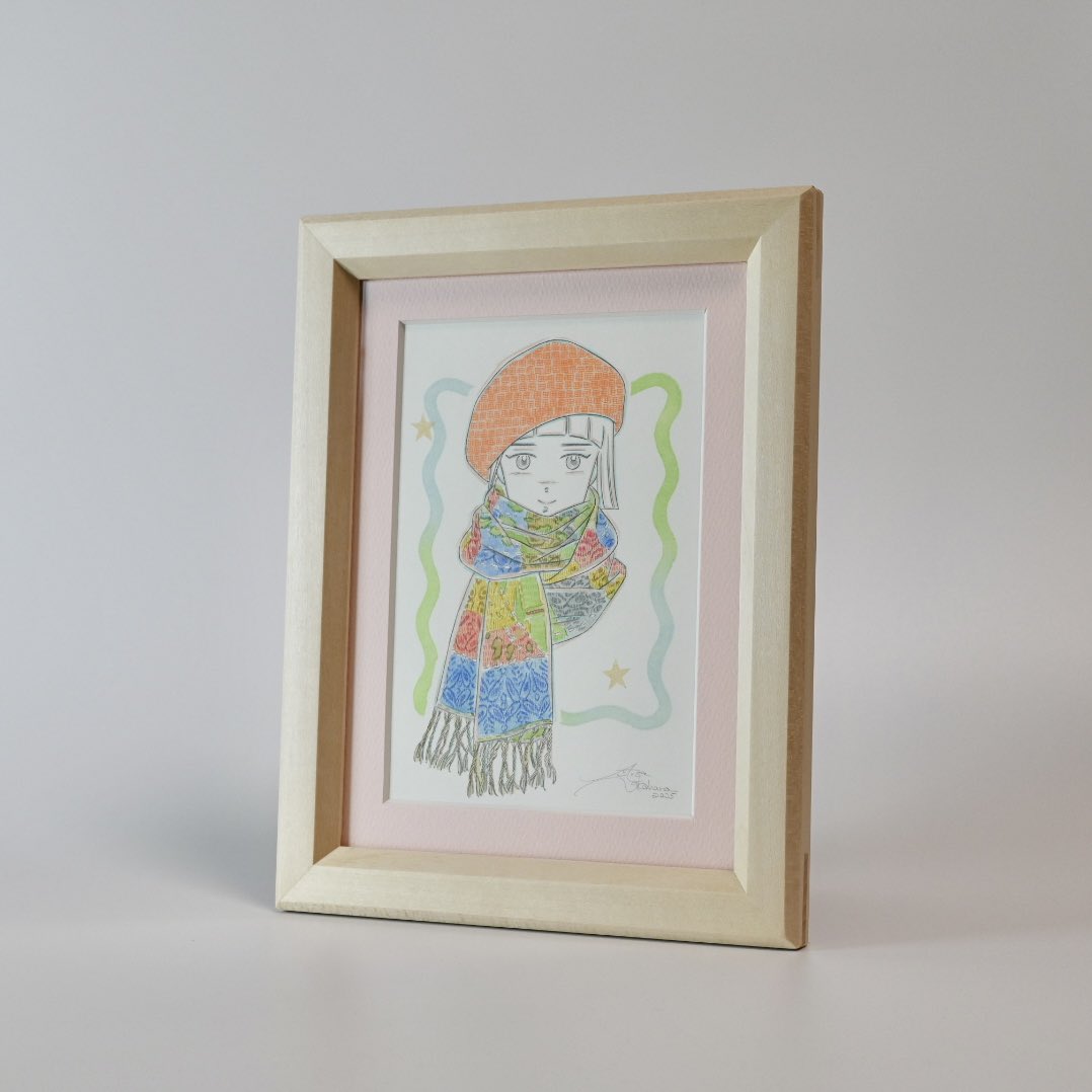 中原亜梨沙　真作保証直筆ドローイング 中原亜梨沙 真作保証直筆ドローイング 中原亜梨沙 真作保証直筆