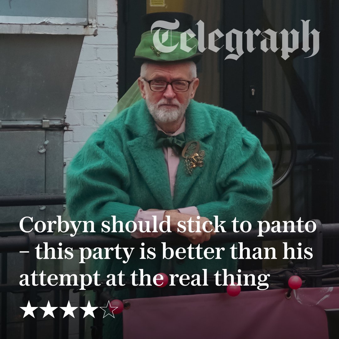 🍿 Wicked Witches, review: 'Of all the roles Jeremy Corbyn is least  qualified to play in a pantomime, a wise Wizard surely inches out even the  fairy godmother' Read the full review, image size:1080x1080