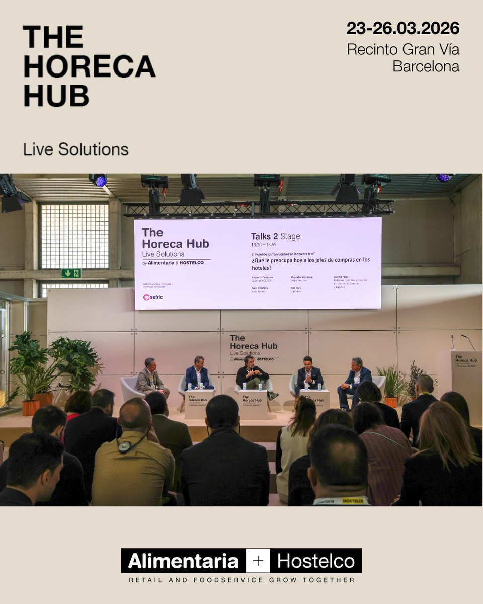 Hostelcobcn's tweet image. 🌟 The Horeca Hub vuelve como el gran punto de encuentro internacional del Horeca y el foodservice. Innovación, talento, gastronomía, showcookings, concursos y ponencias para entender y anticipar el futuro de la hostelería.