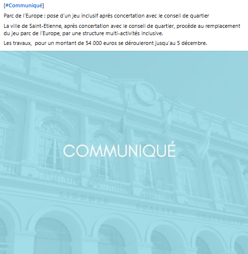 Majorité Saint-Étienne tweet media