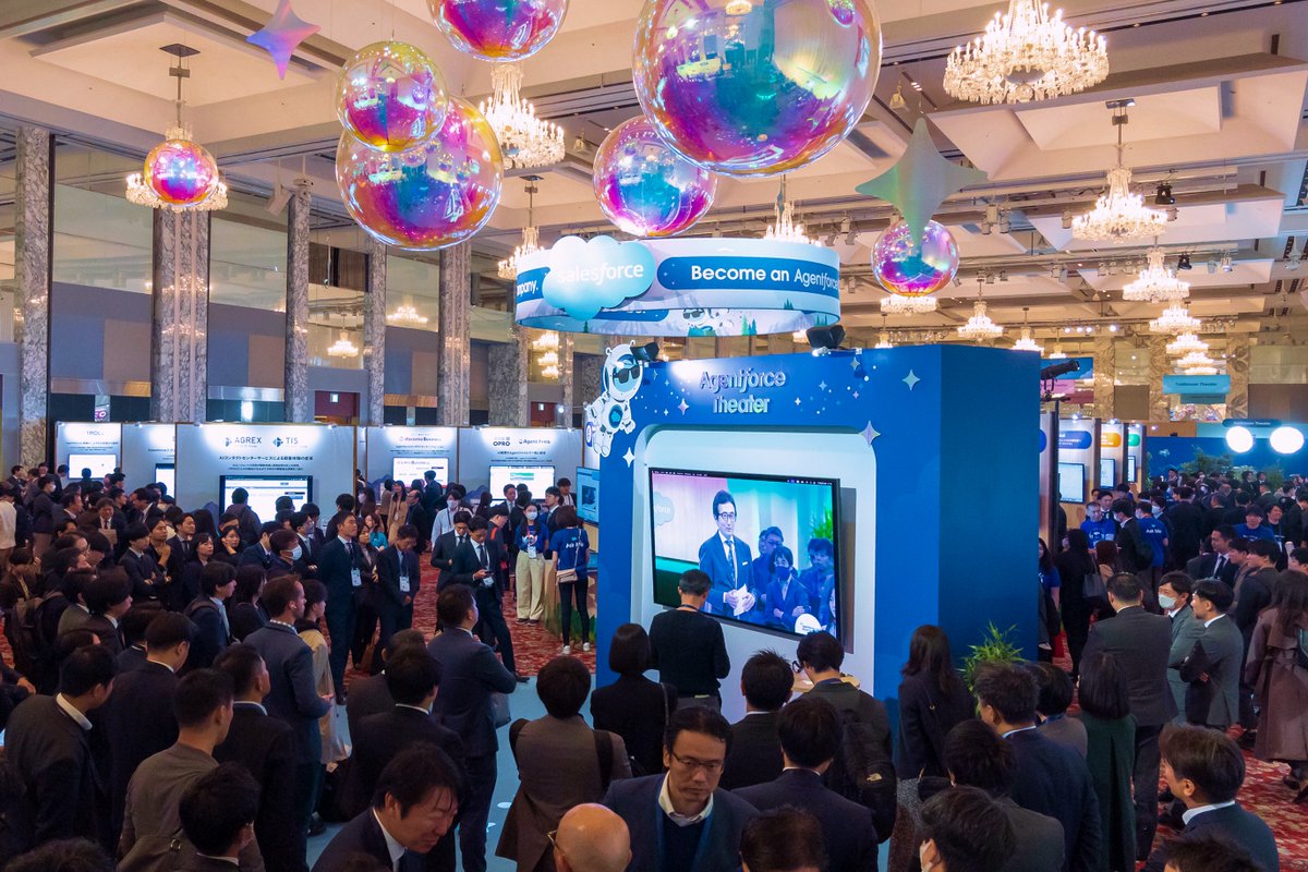 SalesforceJapan's tweet image. ＼ 💙2日間ありがとうございました！💙 ／
　　　  🗼#𝑨𝒈𝒆𝒏𝒕𝒇𝒐𝒓𝒄𝒆𝑻𝒐𝒖𝒓🗼

2日間にわたるプログラムが全て終了いたしました！🙌
イベントにご参加、ご協力いただいたすべての皆さまに感謝申し上げます✨

また次回のイベントでお会いしましょう👋💫