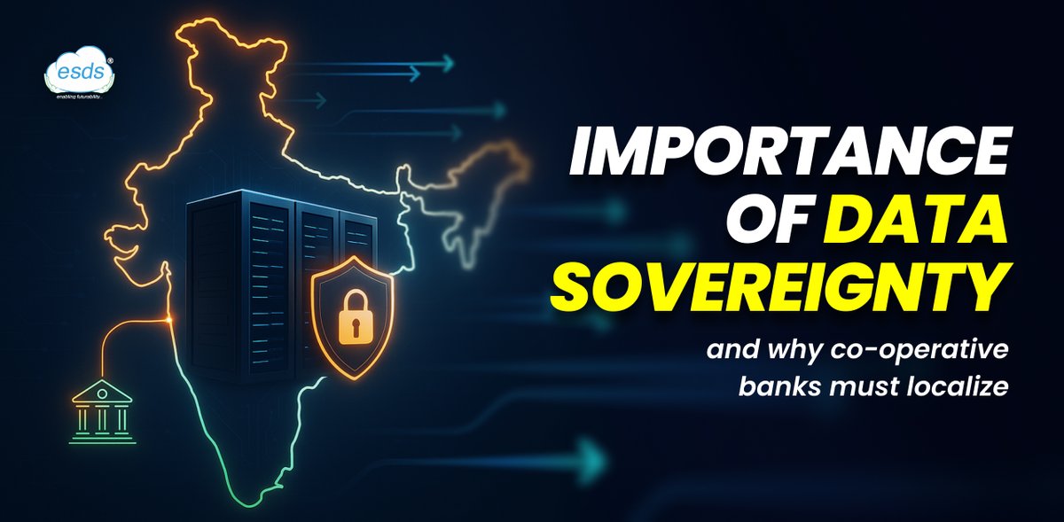 manoharparakh83's tweet image. Importance Of Data Sovereignty and why co-operative banks must localize
esds.co.in/sovereign-cloud
#DataSovereignty #CloudComputing #esds #cloudtechnology #bfsi #DataCenters
