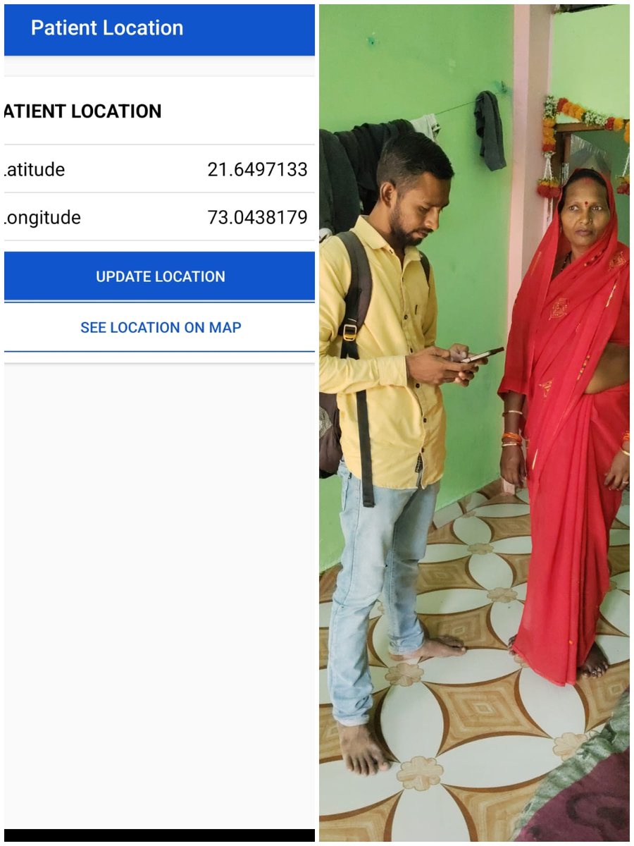 sbccsarang19838's tweet image. TB patient visit  
At :- Sarangpur