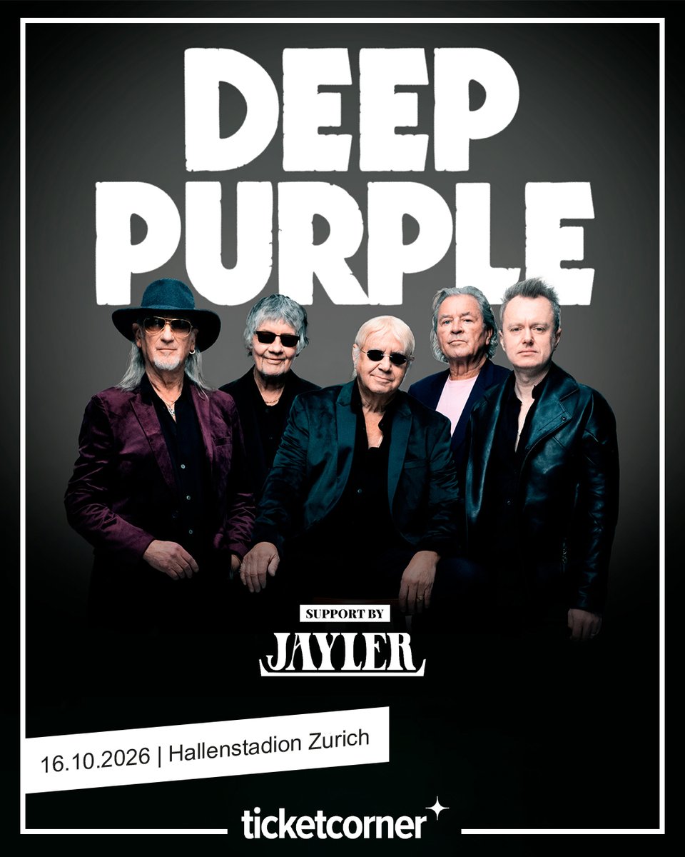 ticketcorner_R's tweet image. Avec «Smoke On The Water» #DeepPurple n’a pas seulement écrit un hit, ils ont posé les fondations du hard rock. Et ce n’est pas qu’un souvenir gravé dans l’histoire, ils reviennent bientôt en Suisse pour le prouver🔥
Les 🎫 sont là: brnw.ch/21wXHgH ⬅️ #Ticketcorner