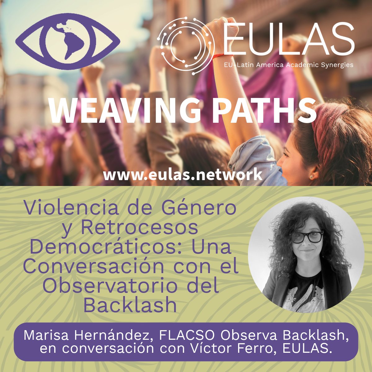 EULASNetwork's tweet image. ¡Nuevo episodio! Analizamos el backlash antigénero en America Latina y su impacto democrático con Observatorio Backlash @PRIGEPP. Marisa Hernández repasa orígenes del Observatorio, evolución del antigénero, paralelos AL–Europa y el rol de la sociedad civil:eulas.network/es/podcast