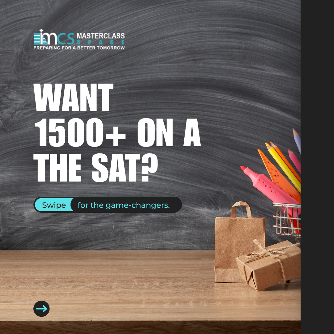 MasterclasSpace's tweet image. Ready to score 1500+ on the SAT? 🚀
Your dream score is closer than you think — and we’ve got the secrets that top scorers swear by.

Let’s turn your SAT prep into success. 🌟
DM us to get started!

#MasterclassSpace #SATPrep #SATScores #1500PlusSAT #StudyTips #SATPreparation
