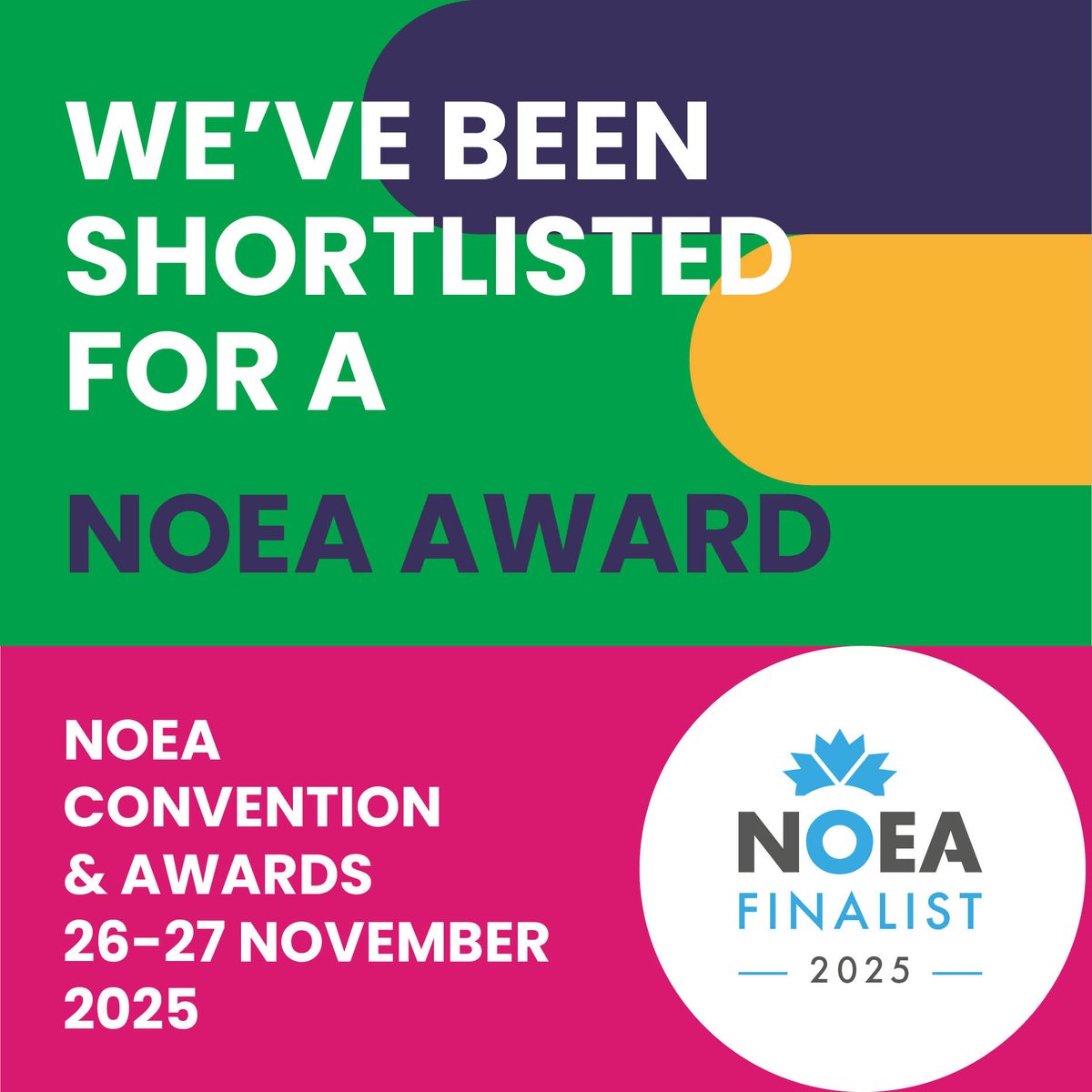 !!! MORE EXCITING NEWS - DOUBLED !!!

We're shortlisted by <a href="/NOEAnews/">NOEA ⚪</a> for two awards:

1) 'Event Supplier of the Year Services'.
2) 'Production Partnership of the Year Award' in association with <a href="/EdinburghTattoo/">Edinburgh Tattoo</a>

#blessed #Awards2025 #noea2025 #fingerscrossed