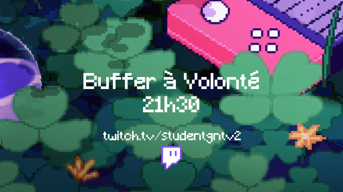 Un nouveau podcast sauvage apparait👀

Nouvel épisode ce soir à 21h30 du 𝐁𝐮𝐟𝐟𝐞𝐫 𝐚̀ 𝐕𝐨𝐥𝐨𝐧𝐭𝐞́, au menu : la musique dans le jeu vidéo🎶

En compagnie de <a href="/nalfeinn/">SGN_Nalfeinn</a> , <a href="/Zetech__/">Zetech</a>  et <a href="/gcryler/">Cryler</a> 🎙️

Exceptionnellement diffusé sur notre 2ᵈᵉ chaîne🎥

⬇️Lien du stream⬇️