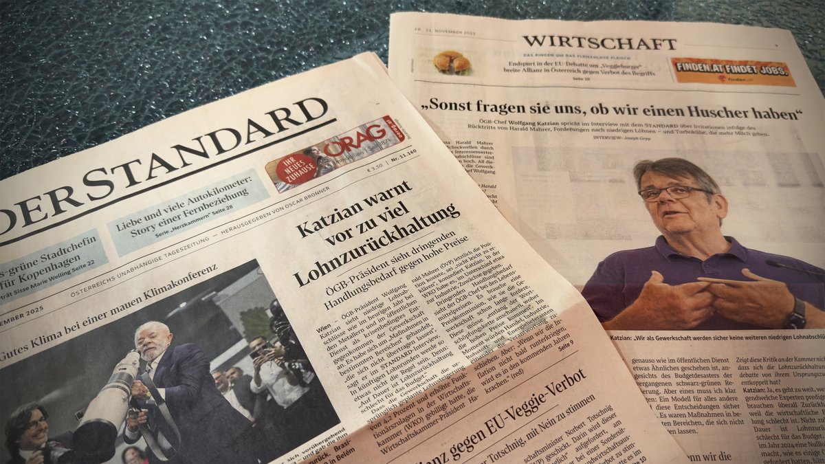 Gewerkschaften beweisen in Krisenzeiten Verantwortung – aber Lohnzurückhaltung ist natürlich kein Role-Model! Wir kämpfen weiter für faire KV-Abschlüsse und für Maßnahmen, um die Inflation zu senken, sagt ÖGB-Präsident <a href="/katzianw/">Wolfgang Katzian</a>​ im <a href="/derStandardat/">DER STANDARD</a>​:
derstandard.at/story/30000002…
