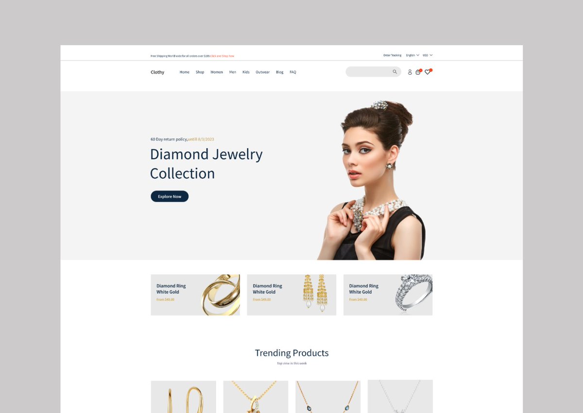 Shariful_gr's tweet image. Explore a premium diamond collection with a seamless, minimalist shopping experience.

#EcommerceDesign #LuxuryUI #WebDesign #UIUXDesign #UIUXDesign #MinimalDesign #ProductDesign