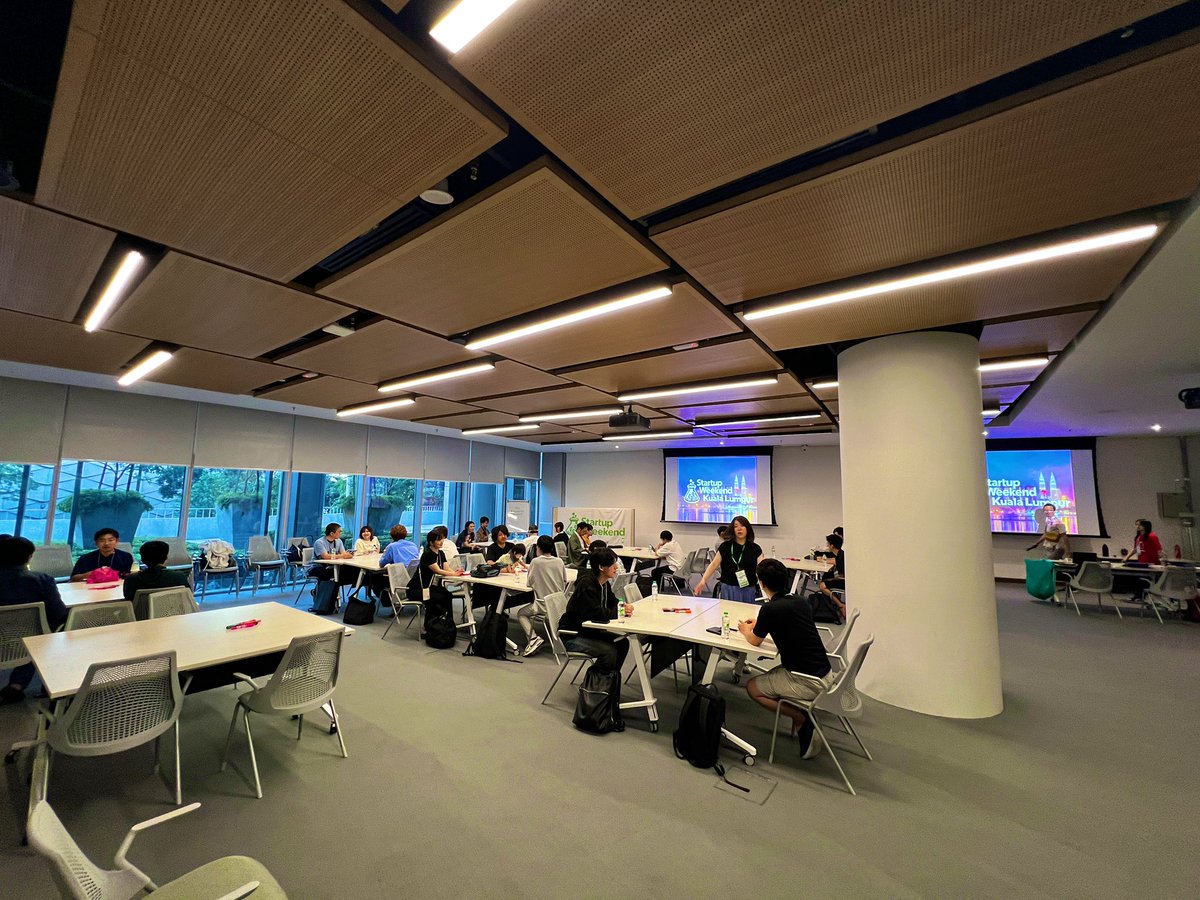 こちらはStartup Weekend Kuala Lumpur、スタートします。

全力で楽しんできます！！