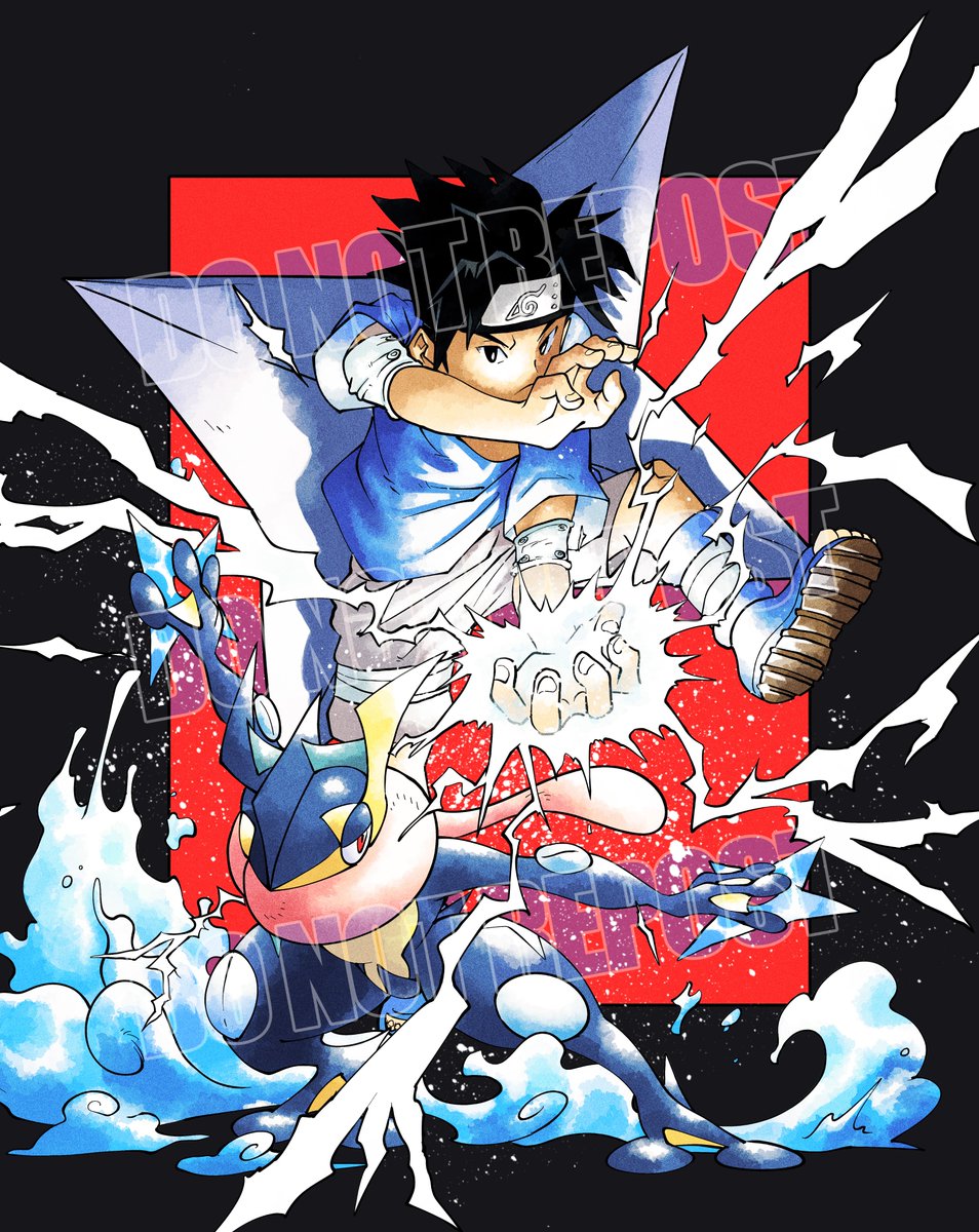 Naruto &amp; Sasuke commissions for @/gamechangerprints on insta