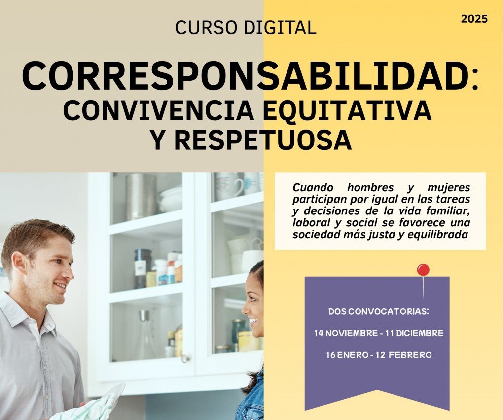 CODINUCyL's tweet image. 🟣 Curso &quot;Corresponsabilidad: convivencia equitativa y respetuosa&quot;, impartido por el @copcyl: del 16 de enero al 12 de febrero, formación gratuita con inscripción  ➡️ codinucyl.es/noticias/26092…