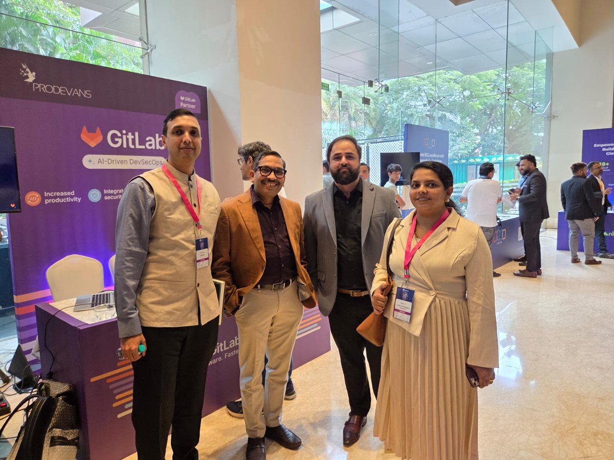 CEOProDevAns's tweet image. Prodevans Technology and GitLab proudly come together as DevSecOps Partners at The Mainstream Global Capability Centers (GCC) Converge Summit 2025 — 

🔗 Learn more: themainstream-gccconverge.co.in/finale/

#Prodevans #GitLab #DevSecOps #GCCSummit2025 #DigitalTransformation #Innovation