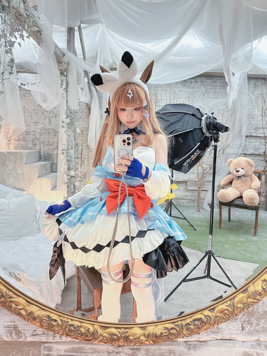 太ももと足首のリング（画面外）を作るのがすごく大変だった
全身作る人はすごい👏✨