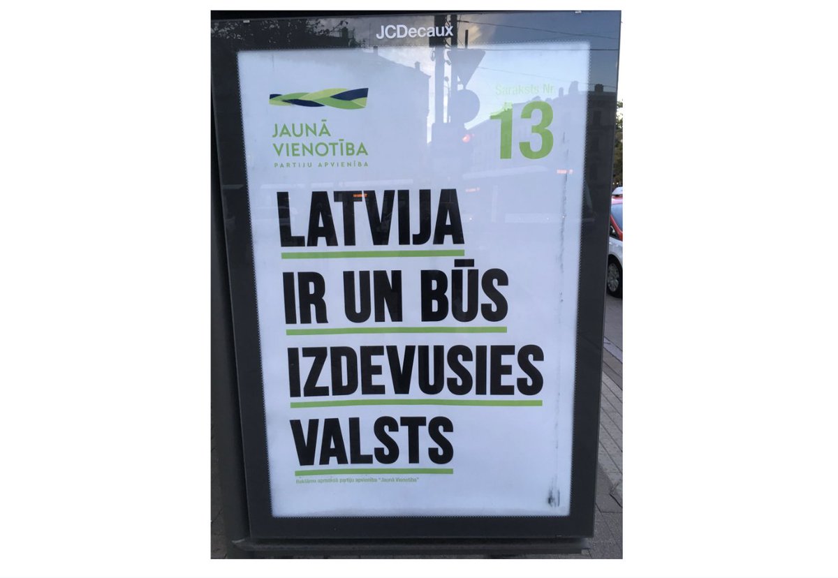 Politiskā reklāma Latvijā tweet media