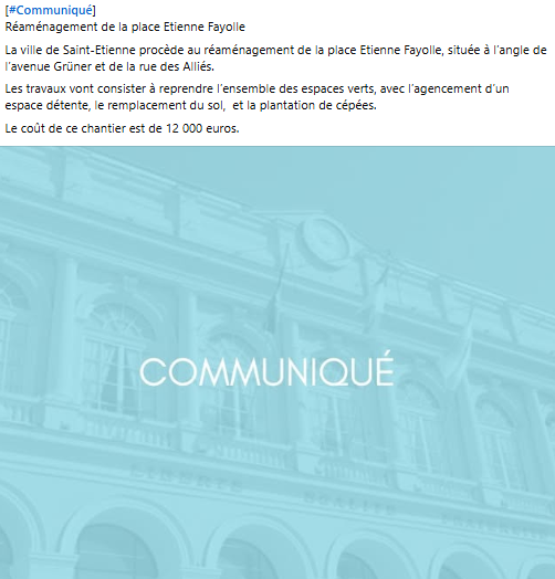 Majorité Saint-Étienne tweet media