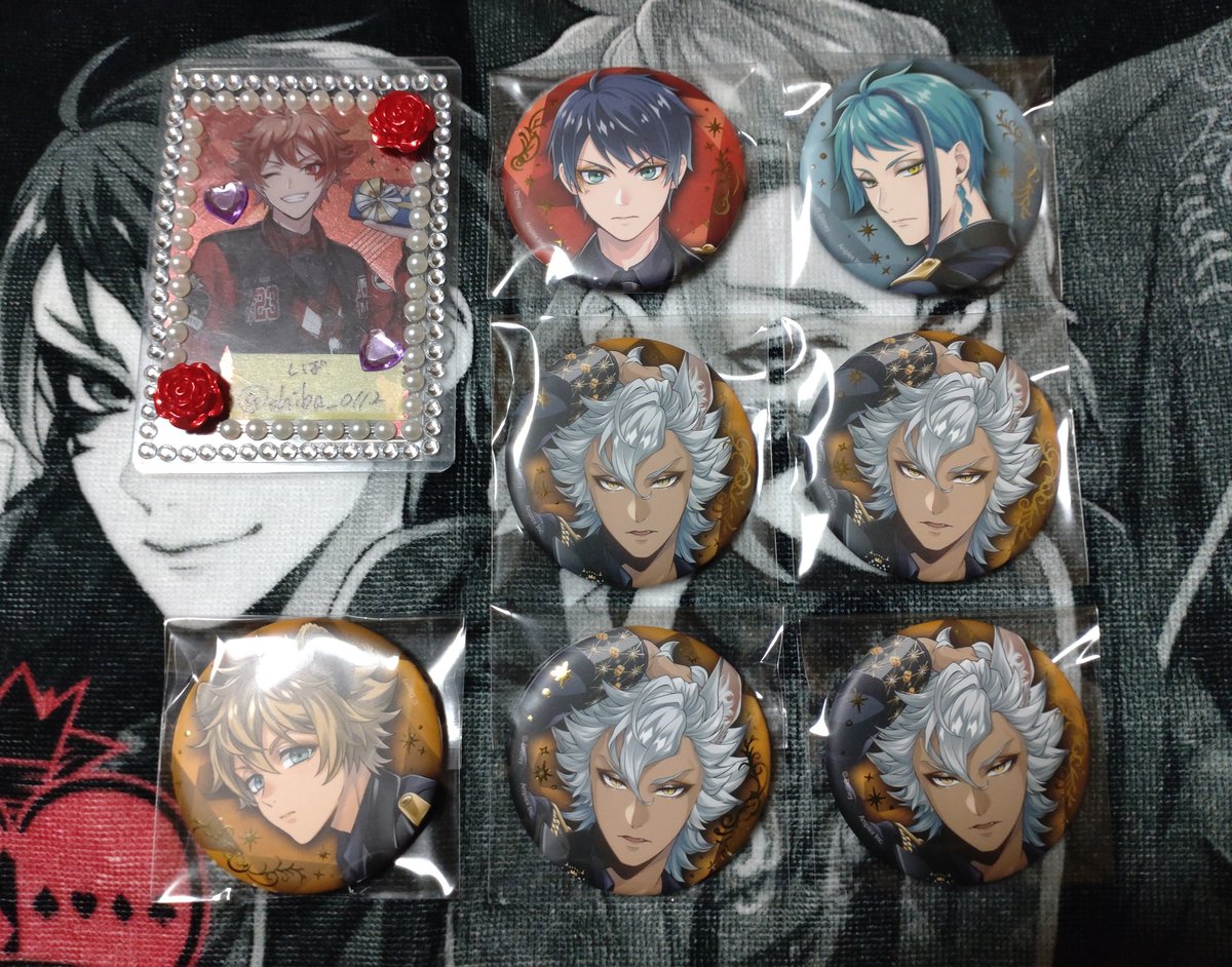 ツイステ ブレイジングジュエル 5周年 ポップアップ 缶バッジ 交換 譲