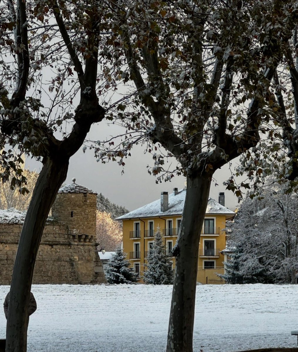 Huesca_LaMagia's tweet photo. #Jaca amaneció así, tranquila, brillante y preciosa bajo ese manto blanco que anuncia que el invierno ya casi está aquí. ❄️🌨️

Fotografías gracias a https://t.co/ctRSY9pdXD https://t.co/u2seaBbGCP