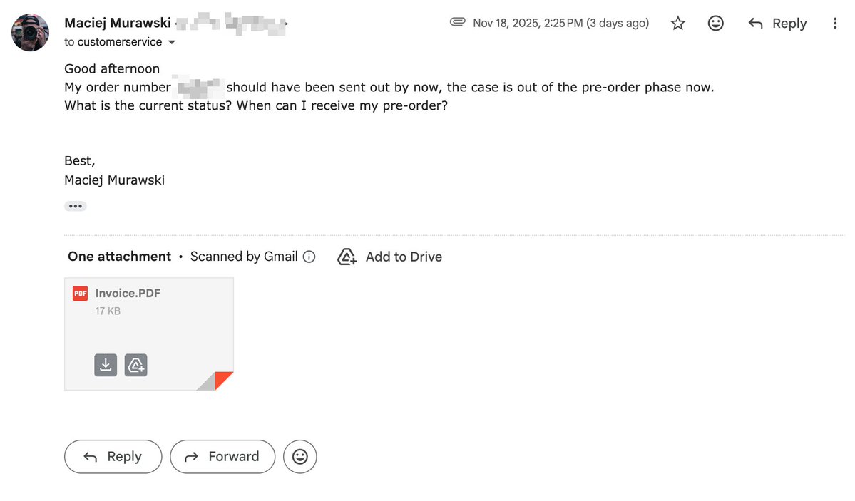 maciej_murawski's tweet image. Ok, @OPPO, time for a reality check.

As much as I really love the OPPO Find X9 Pro as a device, I can&apos;t really say the same about the brand itself and their customer support.

I got the phone from Currys, but I used the official OPPO UK Store to order the Aramid Fiber Magnetic…