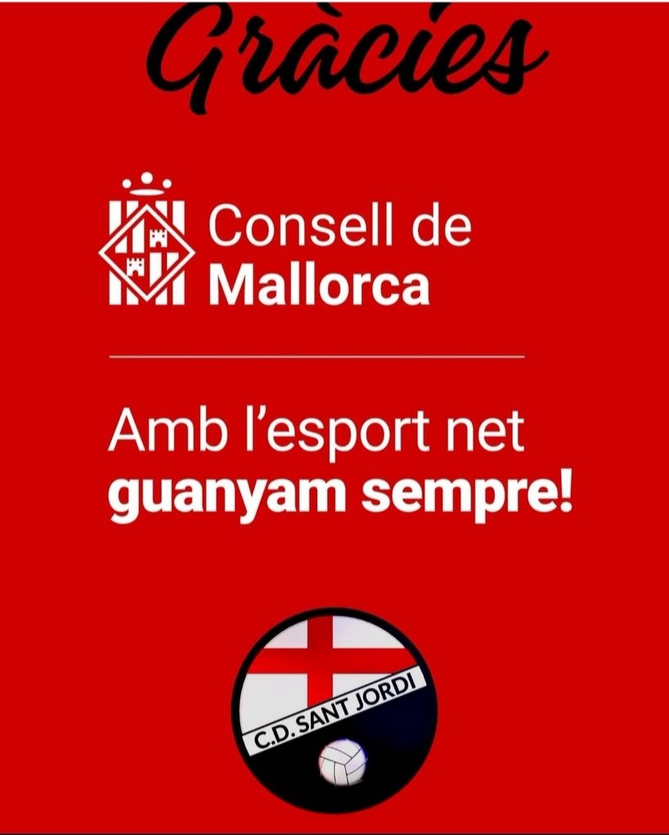 Gràcies al <a href="/ConselldeMca/">Consell de Mallorca</a> per les ajudes a l'esport base.