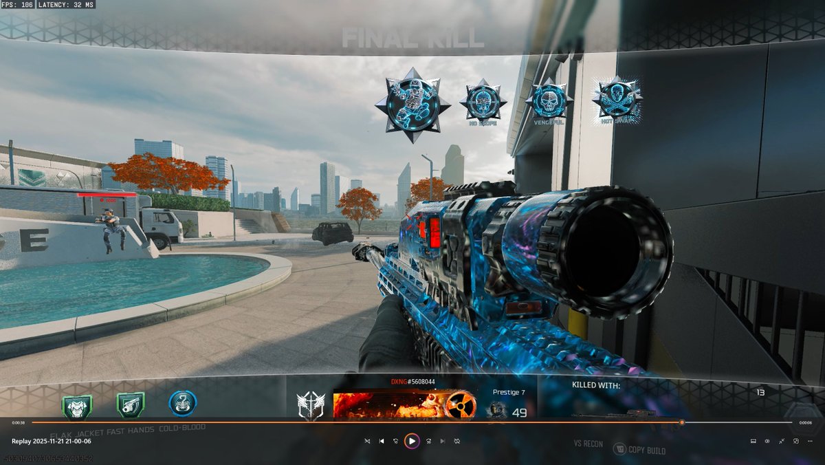 Not distant, but first shot on BO7 with Singularity. #CallofDuty