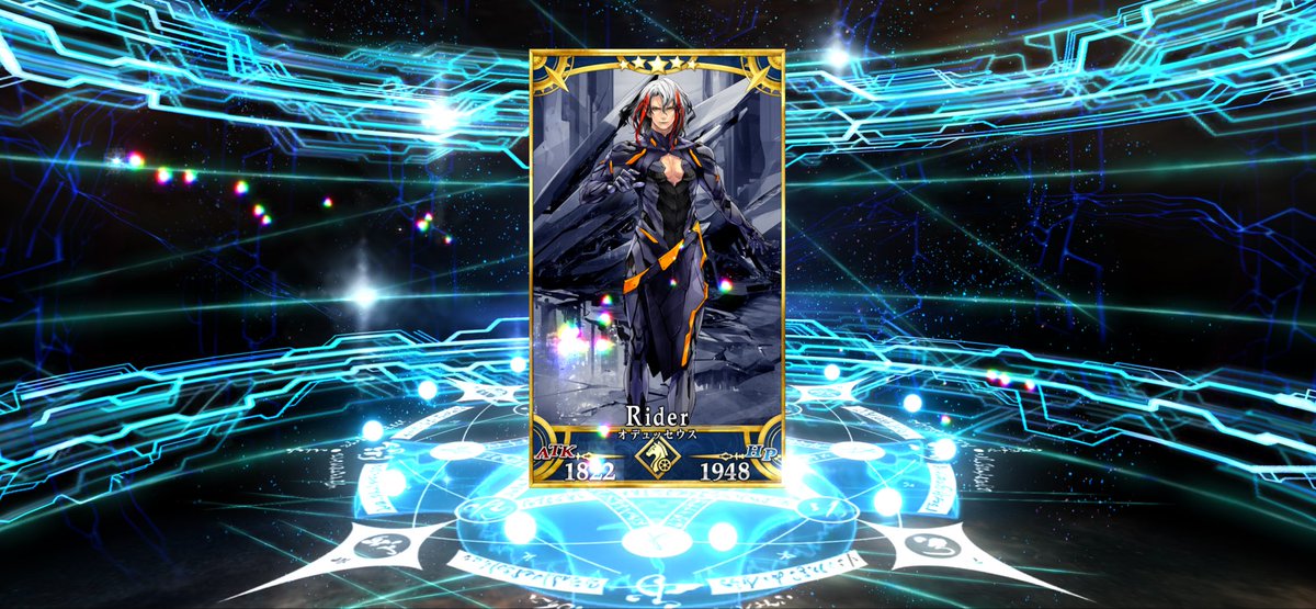 codegeasssuki's tweet image. オデュセウスゲットだぜ‼️
浅上藤乃をラストまでフレンドさん本当にありがとうございました😭