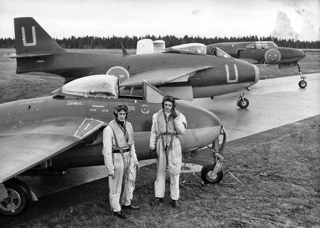 svenskhistoria's tweet image. I morgon hålls ett forskarseminarium på Försvarshögskolan om svenska stridspiloters erfarenheter under kalla kriget. Matti Tokala, doktorand vid University of Eastern Finland, föreläser. #kulturarv