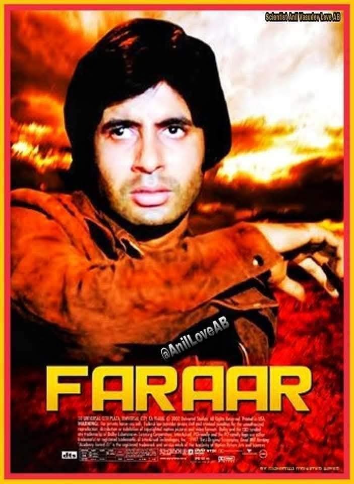 DrAnilLoveAB's tweet photo. Congratulations on completion of🎉🌹💐
#50YearsOfFaraar ( 21 November 1975 )
My Dear Guruji Shri @SrBachchan Sirji &
#Sanjeevkumar ji #Sharmilatagore ji
#Sulochana ji & Team
Written by #Gulzar ji & #MadhusudanKalekar ji #Khayaae ji #AkhilKumar ji #PrthoMukherjee ji
Directed by #ShankarMukherjee ji
Produced by #AlankarChitra ji
Music by #kalyan ji - #Anand ji