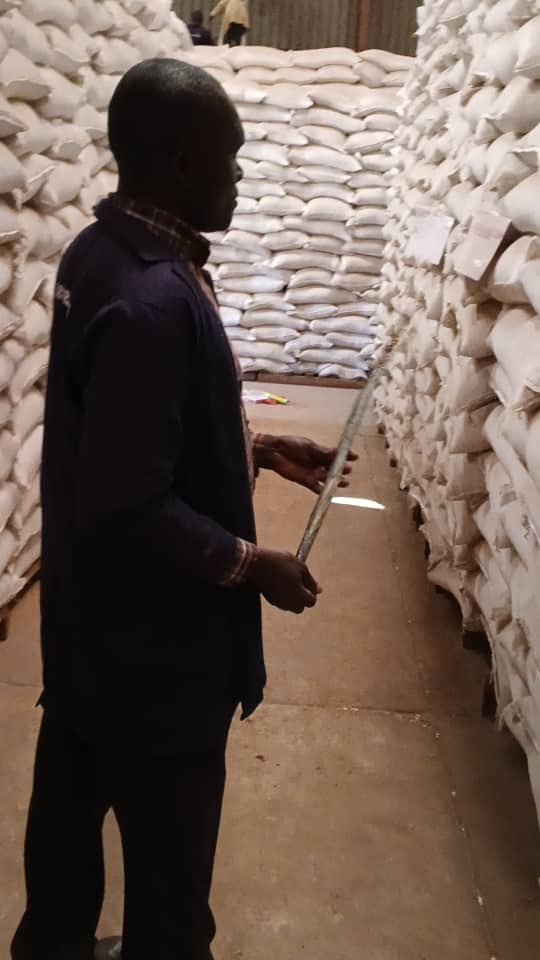 Reigncommodity's tweet image. Stacked ready for export, soya beans