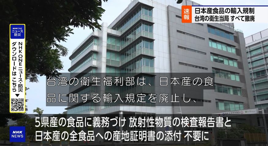 yuruhuwa_kdenpa's tweet image. 【速報】
台湾「日本産の食品輸入規制を撤廃 効力は直ちに発生する。」

中国はまだ勝手にキレてるし台湾との交易が活発化しそうだな