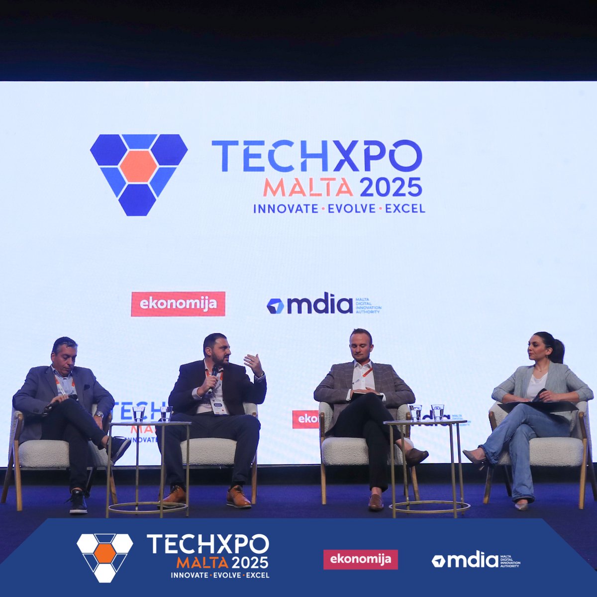 techxpoeu's tweet image. We’re deep into the agenda for TECHXPO 2025. This morning&apos;s insightful discussions have covered cutting-edge applications across AI, Blockchain convergence, and iGaming.

📅 20–22 November 2025 📍 MFCC Ta’ Qali, Malta
🌐 techxpo.eu/tickets

@Ekonomija_MT  | @MDIAmalta