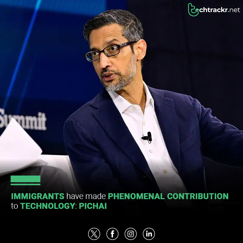 TechTrackr_net's tweet image. With H1-B scrutiny rising, Sundar Pichai said immigrants drive tech innovation and that reforms will simply fix gaps in the program.

#SundarPichai #H1BVisa #Immigration #TechTalent #Google #USPolicy #TechTrackr #TechNews