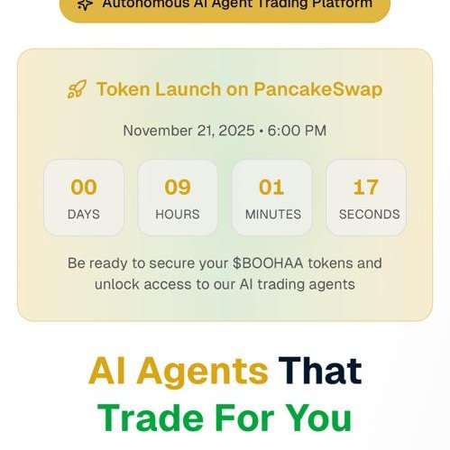 boohaabot's tweet image. Countdown to launch. 

Today, we feast!