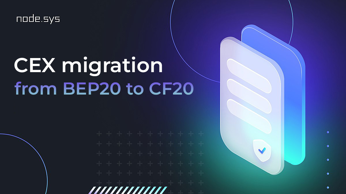NodeSys's tweet image. 📅 Starting today, Node.sys team begins the full migration of CEX trading of NYS token to the quantum‑secure CF20 protocol. This is an important step to protect token holders’ funds in unsecured networks. Trading on the BEP20 protocol will remain available only on DEX.

💡 We…