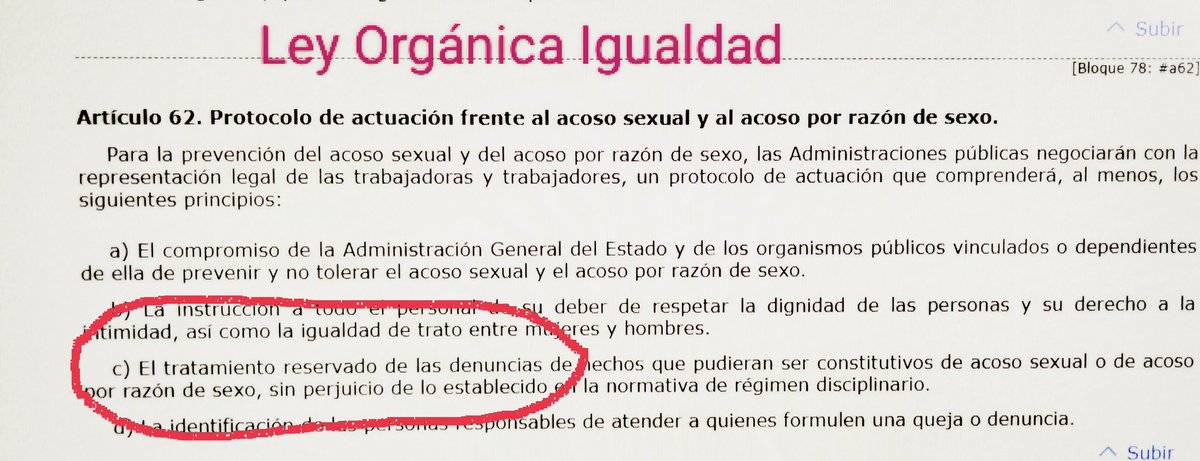 Lourdes45045139's tweet image. @psoe no respeta la Ley

Margarita Robles, es peor entregar los datos personales de las mujeres militares acosadas a unos acosadores a los q no investiga. Eso es, como dijo el fiscal, delito agravado de revelación de secretos

Justifique lo que quieras que llegará a @Defensagob